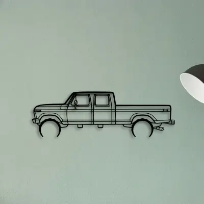 F350 1976 — XS (50 cm) metal wall art