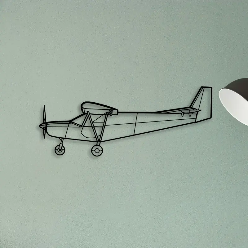 F35A Lightning Ll — XS (50 cm) metal wall art