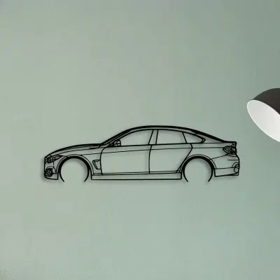 F36 4 Gran Coupe 2019 — XS (50 cm) metal wall art