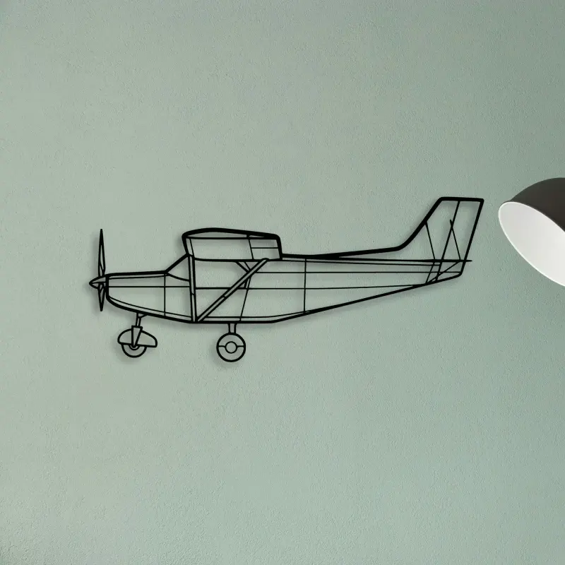 F4U 1A Corsair — XS (50 cm) metal wall art