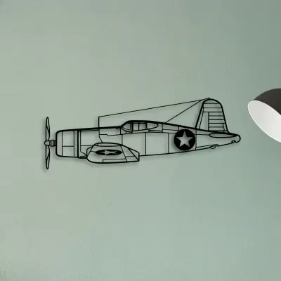 F4U Corsair — XS (50 cm) metal wall art