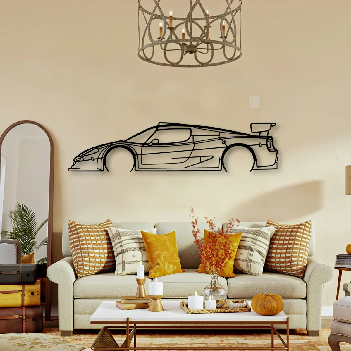 Ferrari F50 GT outline in a collection