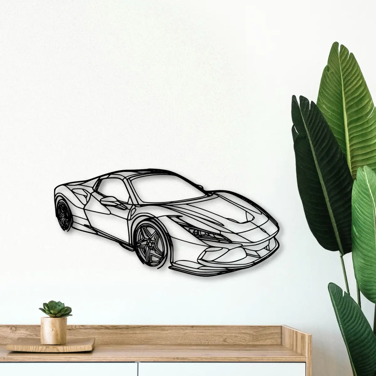 Ferrari F8 Tributo sheet-metal profile from the Tinvibe range