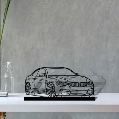 f82-m4 — S (30 cm) metal wall art