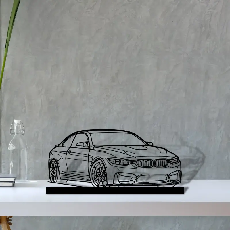 f82-m4 — S (30 cm) metal wall art