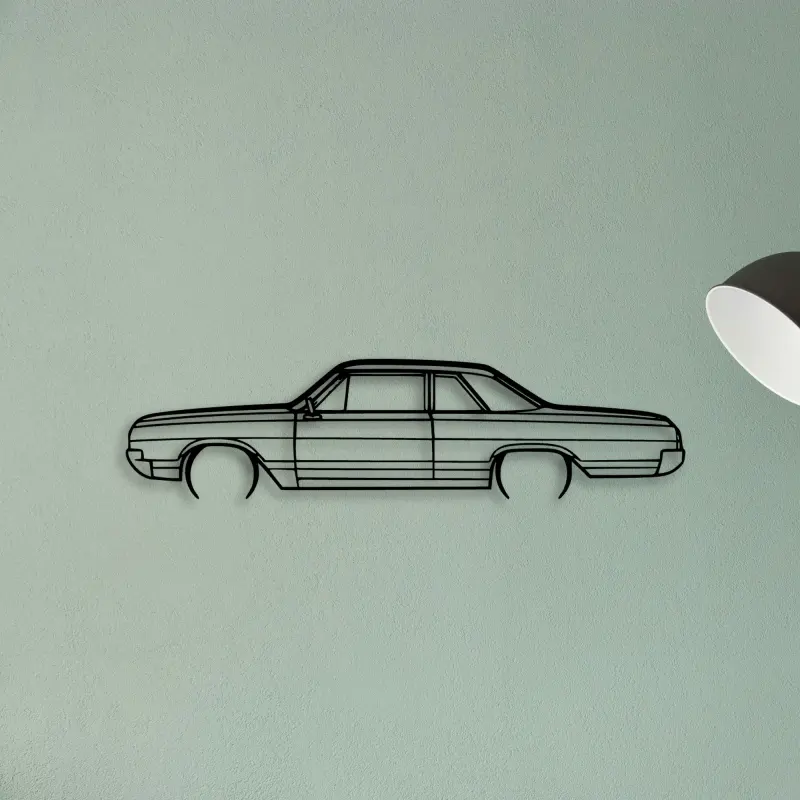 F85 Coupe 1965 — XS (50 cm) metal wall art
