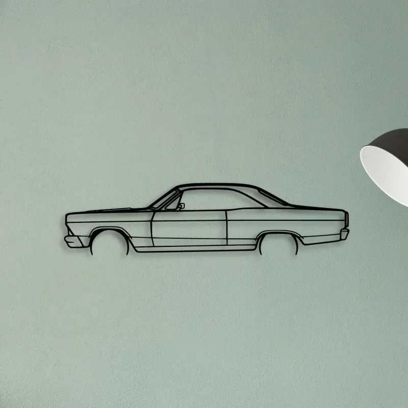 Fairlane 1966 — XS (50 cm) metal wall art