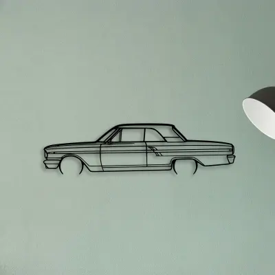 Fairlane Coupe 1964 2 — XS (50 cm) metal wall art
