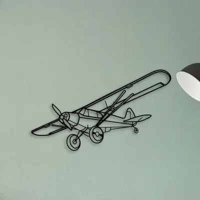 Falcon 7X — XS (50 cm) metal wall art