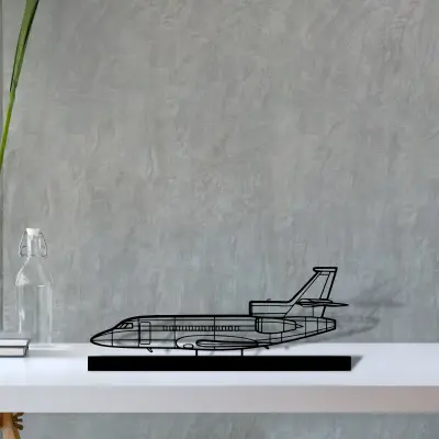 falcon-900ex-3 — S (30 cm) metal wall art