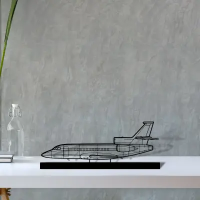 falcon-900ex-4 — S (30 cm) metal wall art