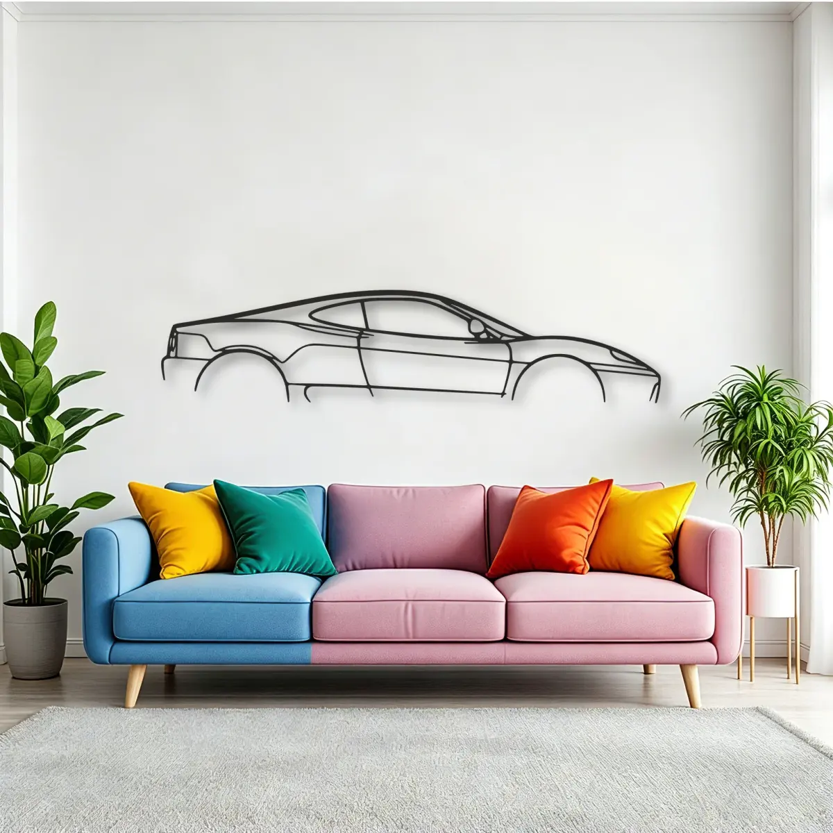 Ferrari Ferrari 360 Modena laser-cut outline from the Tinvibe range