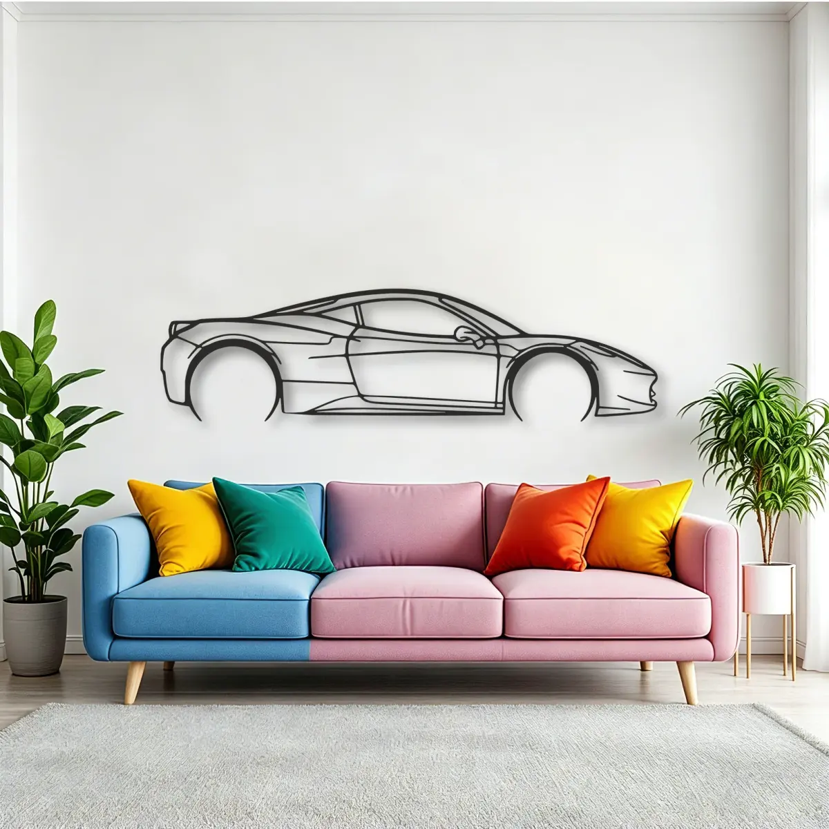 Ferrari Ferrari 458 Italia laser-cut outline from the Tinvibe range