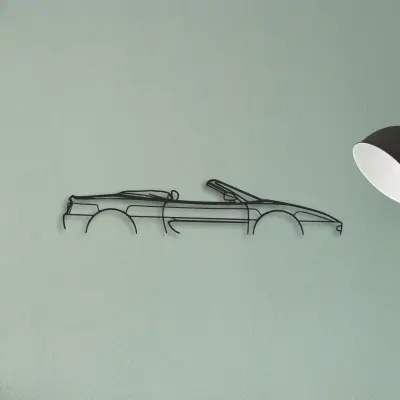 Ferrari F355 Spider — XS (50 cm) metal wall art