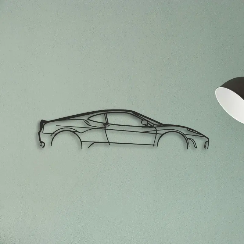 Ferrari F430 — XS (50 cm) metal wall art