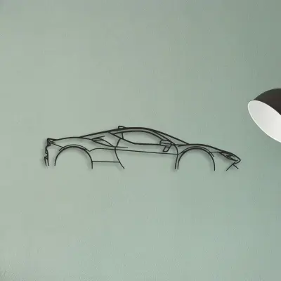 Ferrari SF90 Stradale — XS (50 cm) metal wall art