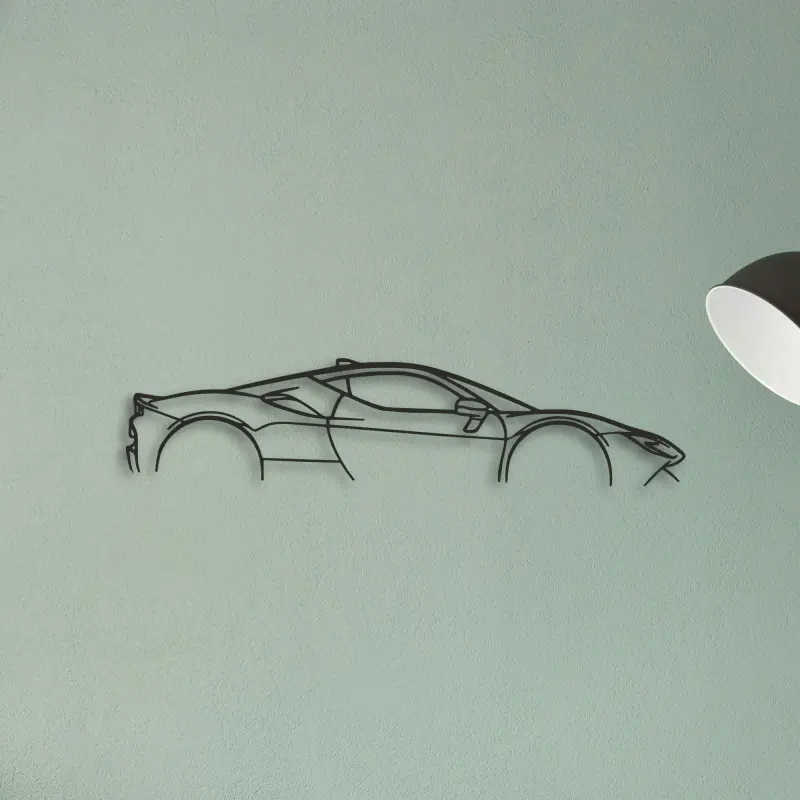 Ferrari SF90 Stradale — XS (50 cm) metal wall art