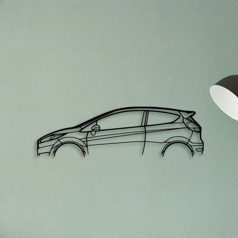 Fiesta MK7 — XS (50 cm) metal wall art