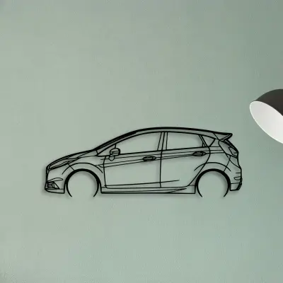 Fiesta ST 2017 — XS (50 cm) metal wall art