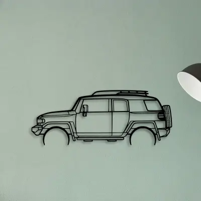 FJ Cruiser 2008 — XS (50 cm) metal wall art