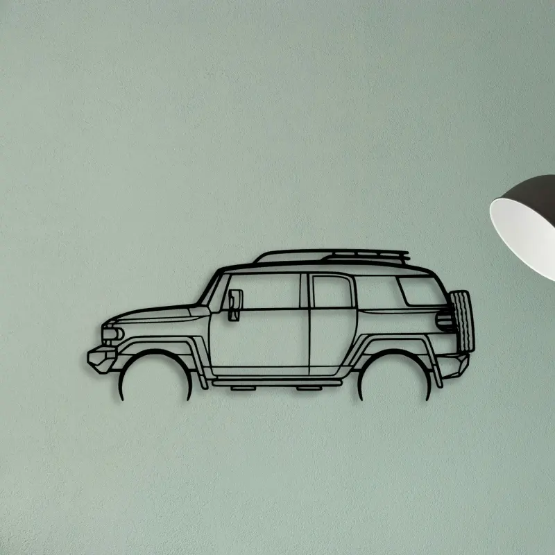 FJ Cruiser 2008 — XS (50 cm) metal wall art