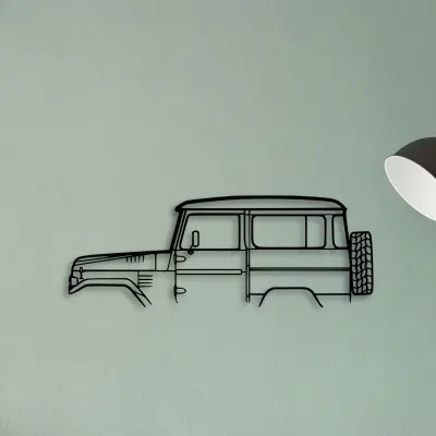 FJ40 1978 — XS (50 cm) metal wall art