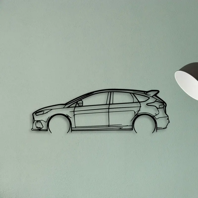 Focus RS 3 — XS (50 cm) metal wall art