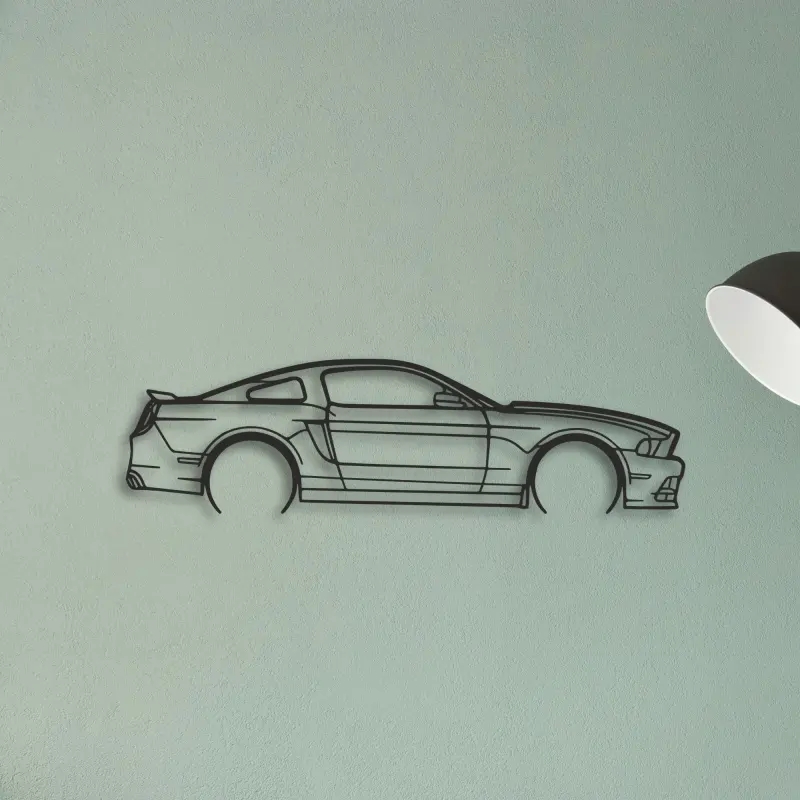 Ford Mustang GT 2013 — XS (50 cm) metal wall art