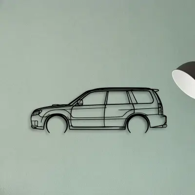 Forester 2005 — XS (50 cm) metal wall art