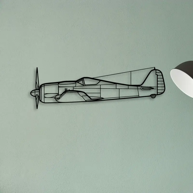 FW190A — XS (50 cm) metal wall art