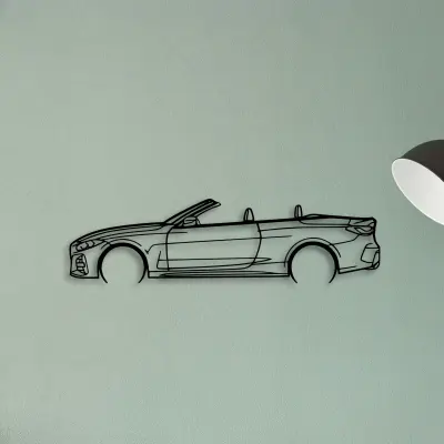 G23 4 Series Convertible 2021 — XS (50 cm) metal wall art
