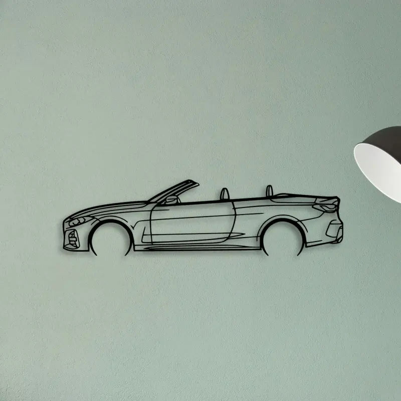 G23 4 Series Convertible 2021 — XS (50 cm) metal wall art
