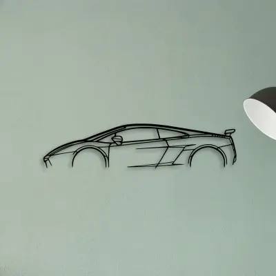 Gallardo Superleggera 2007 — XS (50 cm) metal wall art