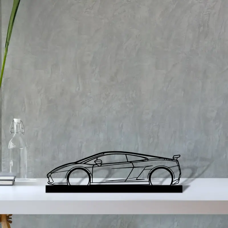 gallardo-superleggera-2007 — S (30 cm) metal wall art