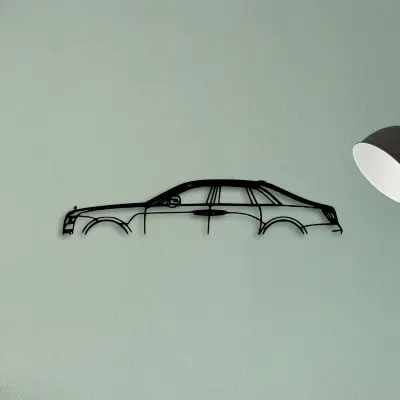Ghost Black 2022 — XS (50 cm) metal wall art