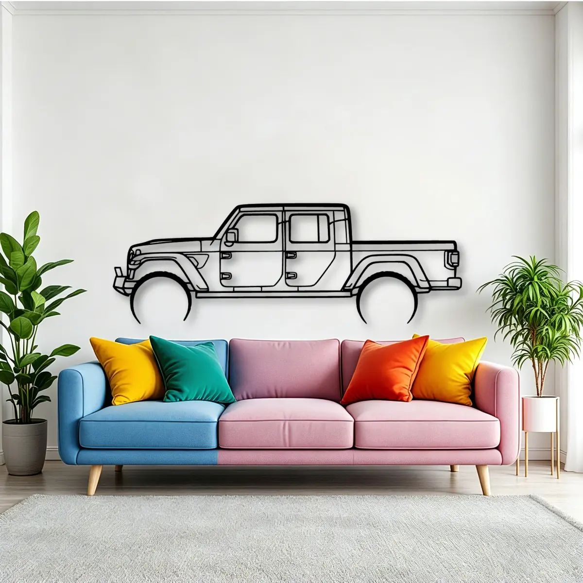 Jeep Gladiator 2 metal profile from the Tinvibe range
