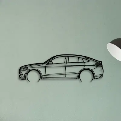 GLC Coupe — XS (50 cm) metal wall art