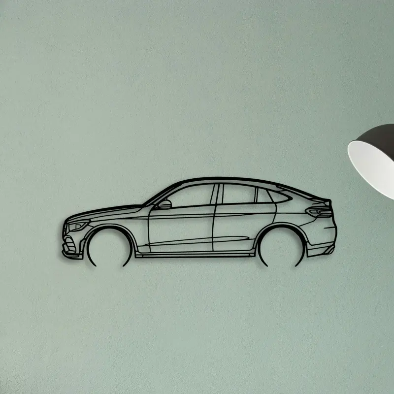 GLC Coupe — XS (50 cm) metal wall art