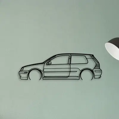 Golf GTI MK4 2 — XS (50 cm) metal wall art
