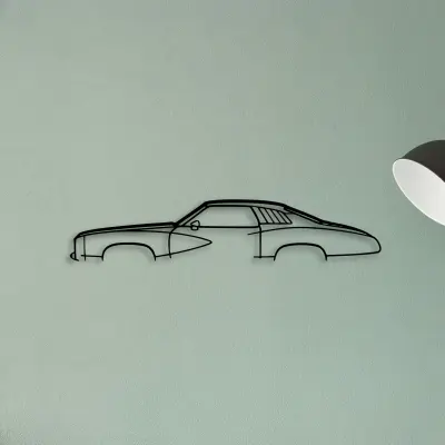 Grand AM 1973 — XS (50 cm) metal wall art