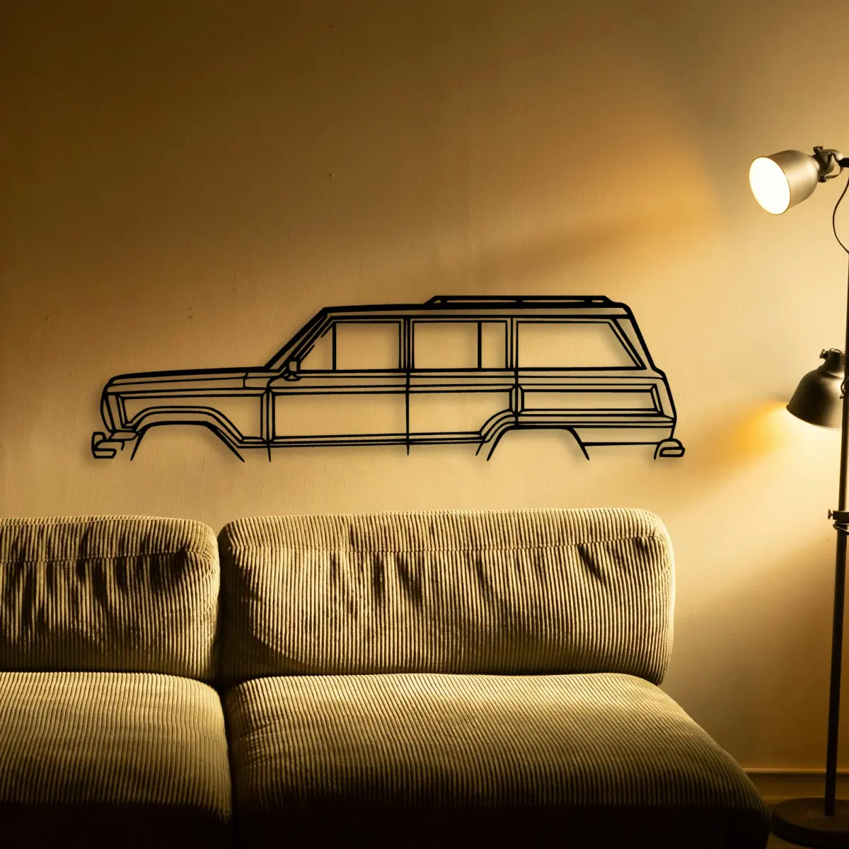 Jeep Grand Wagoneer metal profile edge detail