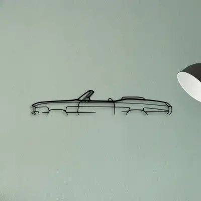 GS 1970 Cabrio — XS (50 cm) metal wall art