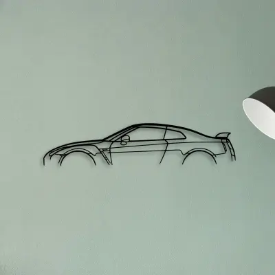 GT R R35 — XS (50 cm) metal wall art