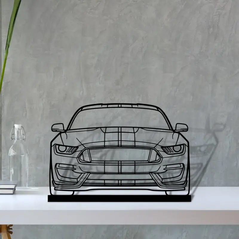 gt350 — S (30 cm) metal wall art