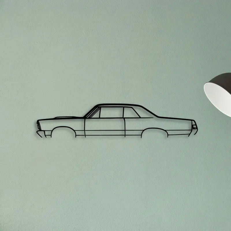 GTO 1965 2 — XS (50 cm) metal wall art