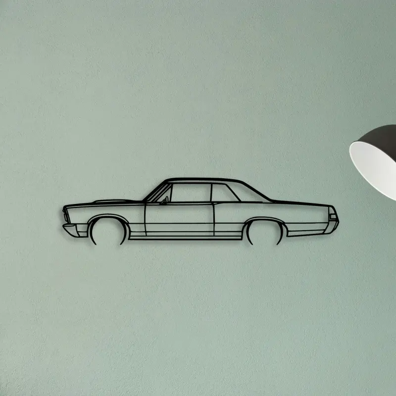 GTO 1965 — XS (50 cm) metal wall art