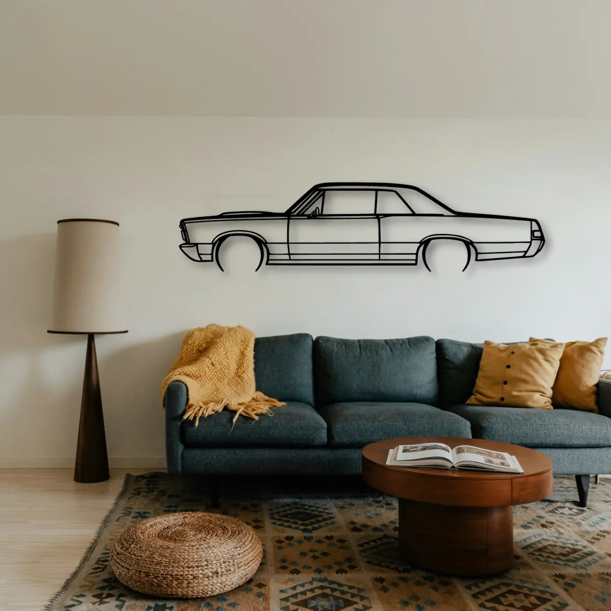 Pontiac Gto 1965 silhouette on the main wall