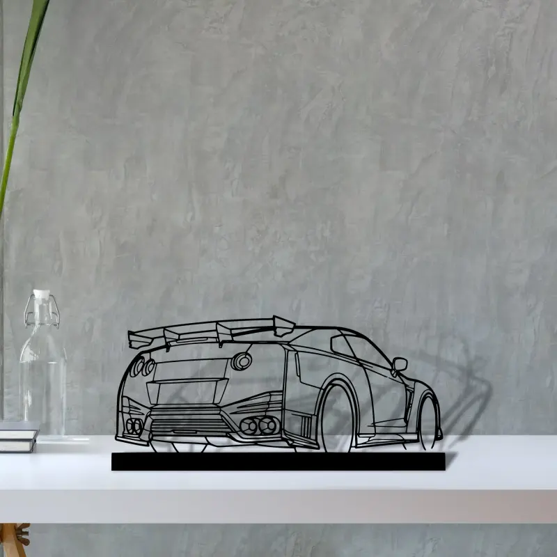 gtr-nismo — S (30 cm) metal wall art