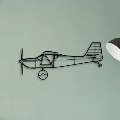 H145 2 — XS (50 cm) metal wall art