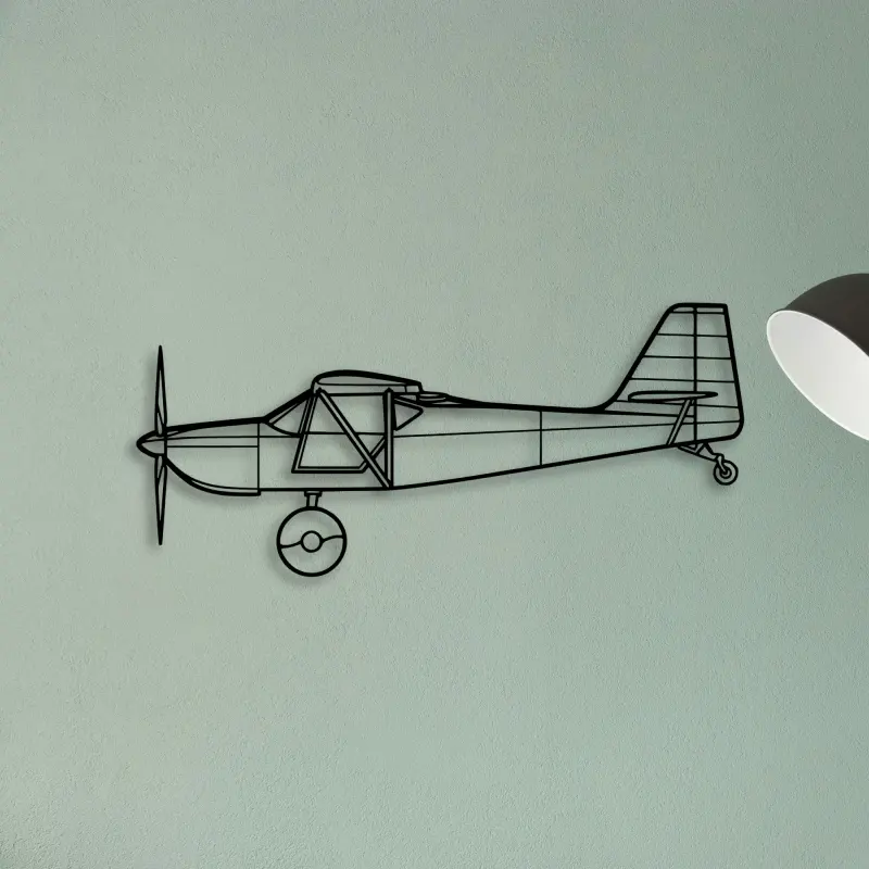 H145 2 — XS (50 cm) metal wall art